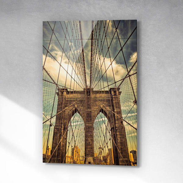 Brooklyn Bridge during Sunset