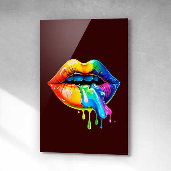 Regenboog lippen