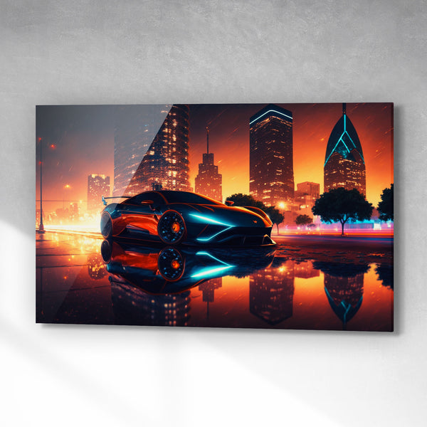 Cars at night