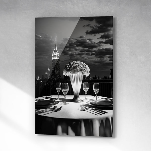 Rooftop dinner