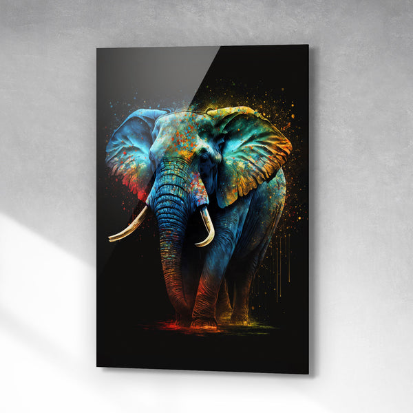 Elephant color splash