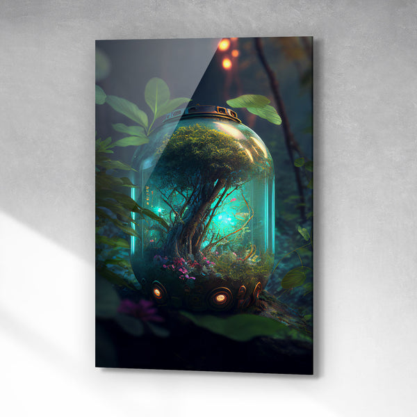 Terrarium in de natuur